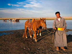 Our lovely conservationist mates: The nomads of the Mongolian Steppe!